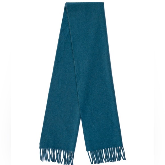 Loro Piana 100% Cashmere Scarf – Teal, 55” x 12” - Picture 1 of 2